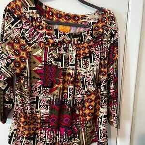RUBY RD. BLOUSE 3/4 Sleeves SZ PL